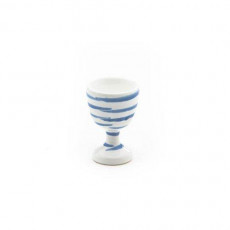 Gmundner Keramik Blaugeflammt Eierbecher glatt d: 4,9 cm / h: 7,5 cm