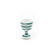 Gmundner Keramik Grüngeflammt Eierbecher glatt d: 4,9 cm / h: 7,5 cm
