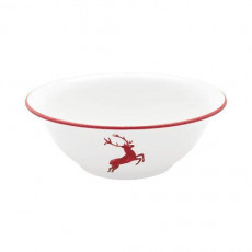 Gmundner Keramik Rubinroter Hirsch Salatschüssel d: 20 cm / 0,5 L