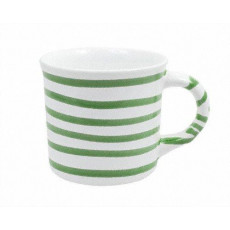 Gmundner Keramik Grüngeflammt Kaffeehäferl glatt 0,24 L / h: 7,8 cm