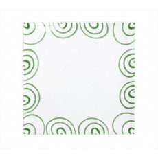 Gmundner Keramik Grüngeflammt Platzteller eckig 31x31x2,8 cm