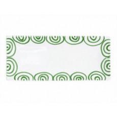 Gmundner Keramik Grüngeflammt Platte recheckig 36x15x2,8 cm