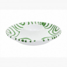 Gmundner Keramik Grüngeflammt Eierbecher glatt d: 12 cm