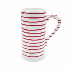 Gmundner Keramik Rotgeflammt Bierkrug Form-A 0,5 L / h: 17 cm