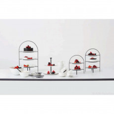 ASA A Table Ligne Noire Etagere dreistufig für Essteller d: 27 cm / h: 49 cm