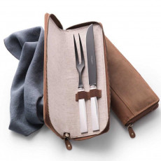 Robbe & Berking Riva - 150 g versilbert Tranchierset Frozen Black 2-tlg.