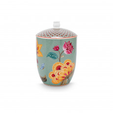 Pip Studio Blooming Tales Blue Vorratsdose 1,5 L
