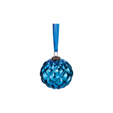 Pip Studio Love Birds Dark Green Ornament Glas Dunkel Blau 12 cm