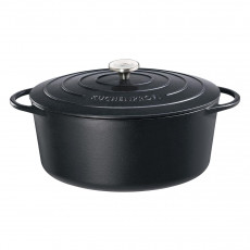 Küchenprofi Bratentopf oval Provence Schwarz d: 40 cm / h: 16 cm / 12,5 L