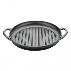 Küchenprofi Grillpfanne rund Provence Schwarz d: 30 cm