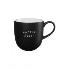ASA Hey! Becher mit Henkel - Coffee first 0,35 L
