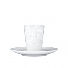 TV Tassen Espressotasse weiß lecker 0,08 L