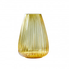 Bitz Kusintha - Glas amber Vase 22 cm