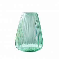 Bitz Kusintha - Glas green Vase 22 cm