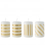Villeroy & Boch Christmas Chic Stumpenkerze 4-tlg. 10 cm