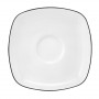 Seltmann Weiden Lido Black Line Teeuntertasse 13 cm