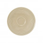 Seltmann Weiden Beat Sandbeige Kombi-Untertasse groß 16,5 cm