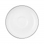 Seltmann Weiden Lido Black Line Teeuntertasse 13 cm