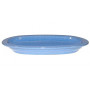 Friesland Ammerland Blue Platte oval / Unterteil Sauciere 24 cm