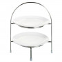 ASA A Table Weiß Etagere zweistufig für Dessertteller d: 21 cm / h: 28 cm