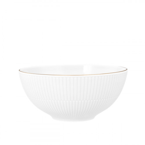 Seltmann Weiden Amina Weiß Goldrand kerek tál 21,5 cm