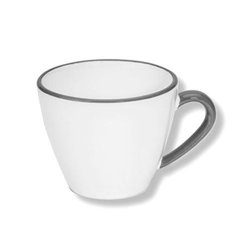 Gmundner Keramik Grauer Rand Gourmet espresso csésze 0,06 L