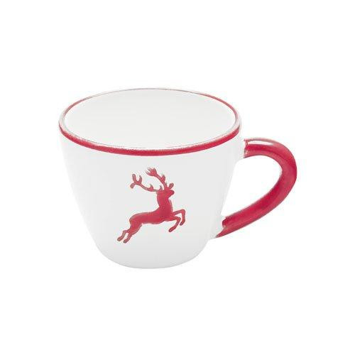 Gmundner Keramik Rubinroter Hirsch Gourmet mokka / espresso felső csésze 0,06 L / h: 5,1 cm