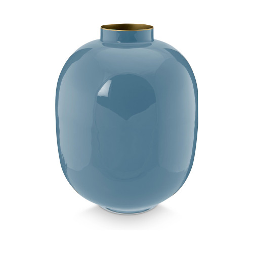Pip Studio Home Accessories Vase Metall  blue 32 cm