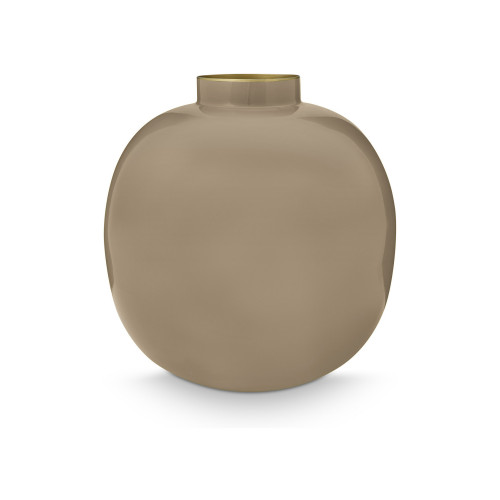 Pip Studio Blooming Tales Khaki Vase Metall 23 cm