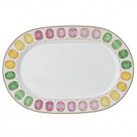 Swarovski x Rosenthal IDYLLIA Marshmallow Tányér 40 cm