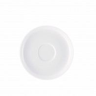 Rosenthal Form 1382 Weiß Mokka/Espresso Alátét 12 cm