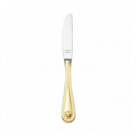 Rosenthal meets Versace Medusa Besteck 14 gramm vergoldet - Feingold 999 Desszertkés 21 cm