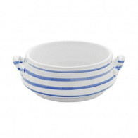 Gmundner Keramik Blaugeflammt Leveses tálca 0,37 L / h: 5,9 cm
