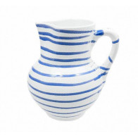 Gmundner Keramik Blaugeflammt Bécsi forma kancsó 1,5 L / h: 20 cm