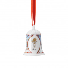 Hutschenreuther Jahresartikel Weihnachten 2022 Porcelán csengő 'Karácsony estéje' 7 cm
