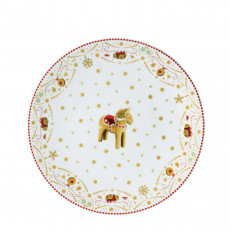 Hutschenreuther Christmas Love Nagy tortatál talppal 28 cm