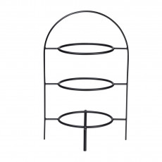 ASA SELECTION A Table Ligne Noire Háromszintes etagere desszertes tányérokhoz d: 21 cm / h: 36,5 cm