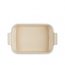 Le Creuset Poterie - Auflaufformen Téglalap alakú sütőtál Tradition Azure Blue 26 cm