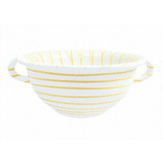 Gmundner Keramik Gelbgeflammt Tál d: 25 cm / 2,0 L