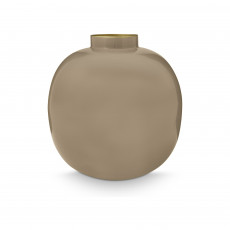 Pip Studio Blooming Tales Khaki Vase Metall 23 cm
