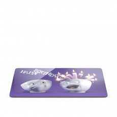 Fiftyeight Products TV Tassen Reggeli deszka Happy Birthday 23,4 cm x 14,3 cm