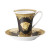 Rosenthal meets Versace I love Baroque - Nero Kávéscsésze 0,18 L alátéttel 2 részes