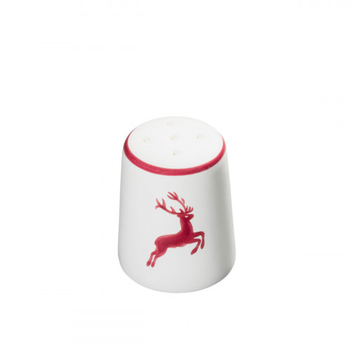 Gmundner Keramik Roter Hirsch Saliera liscia h: 5,8 cm