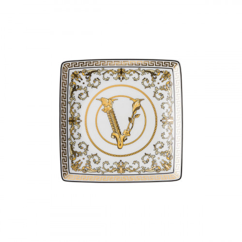 Rosenthal meets Versace Virtus Gala Scodella quadrata piatta 12 cm