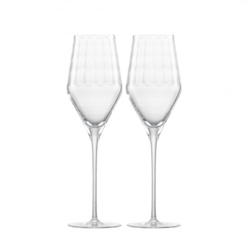 Zwiesel Glas Bar Premium No. 1 by Charles Schumann Bicchiere da champagne con punto di effervescenza 253 ml / h: 240 mm / set di 2