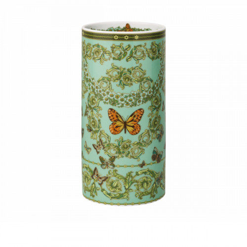Rosenthal Versace 30 Years Le Jardin de Versace Green Vase 24 cm
