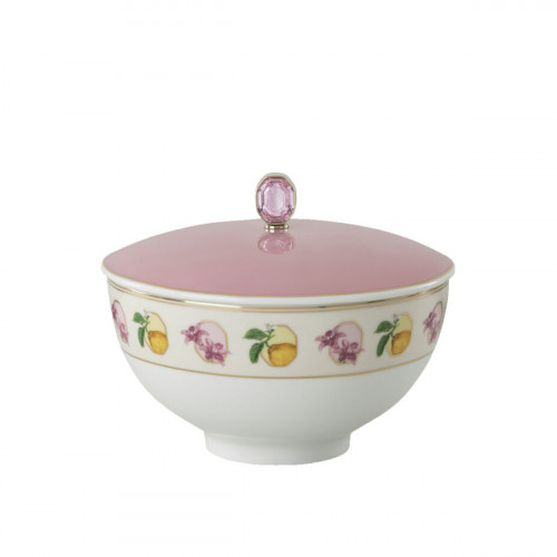Swarovski x Rosenthal IDYLLIA Marshmallow Ciotola per zuppa con coperchio 15 cm