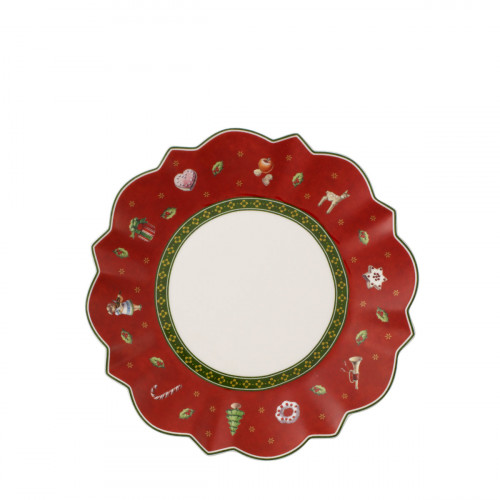 Villeroy & Boch Toy's Delight Piatto per pane rosso 17 cm
