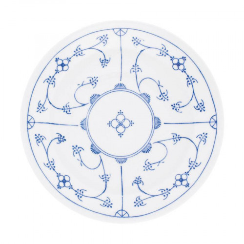 Kahla Blau Saks - Indisch Blau - Strohblumenmuster Piatto da portata 26 cm