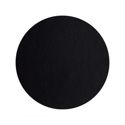ASA SELECTION Table Tops Leather Optic Fine Tovaglietta nera d: 38 cm